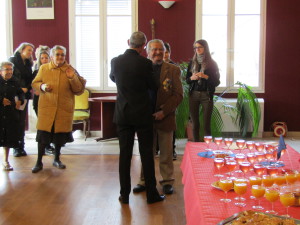 Remise de médailles et vin d'honneur à la Mairie