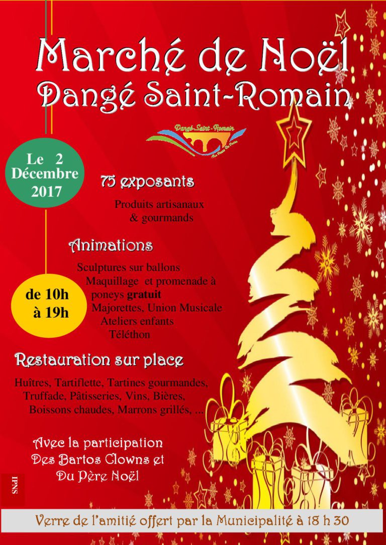MARCHÉ DE NOËL 02/12 Dange Saint Romain MARCHÉ DE NOËL 02/12 Dange Saint Romain