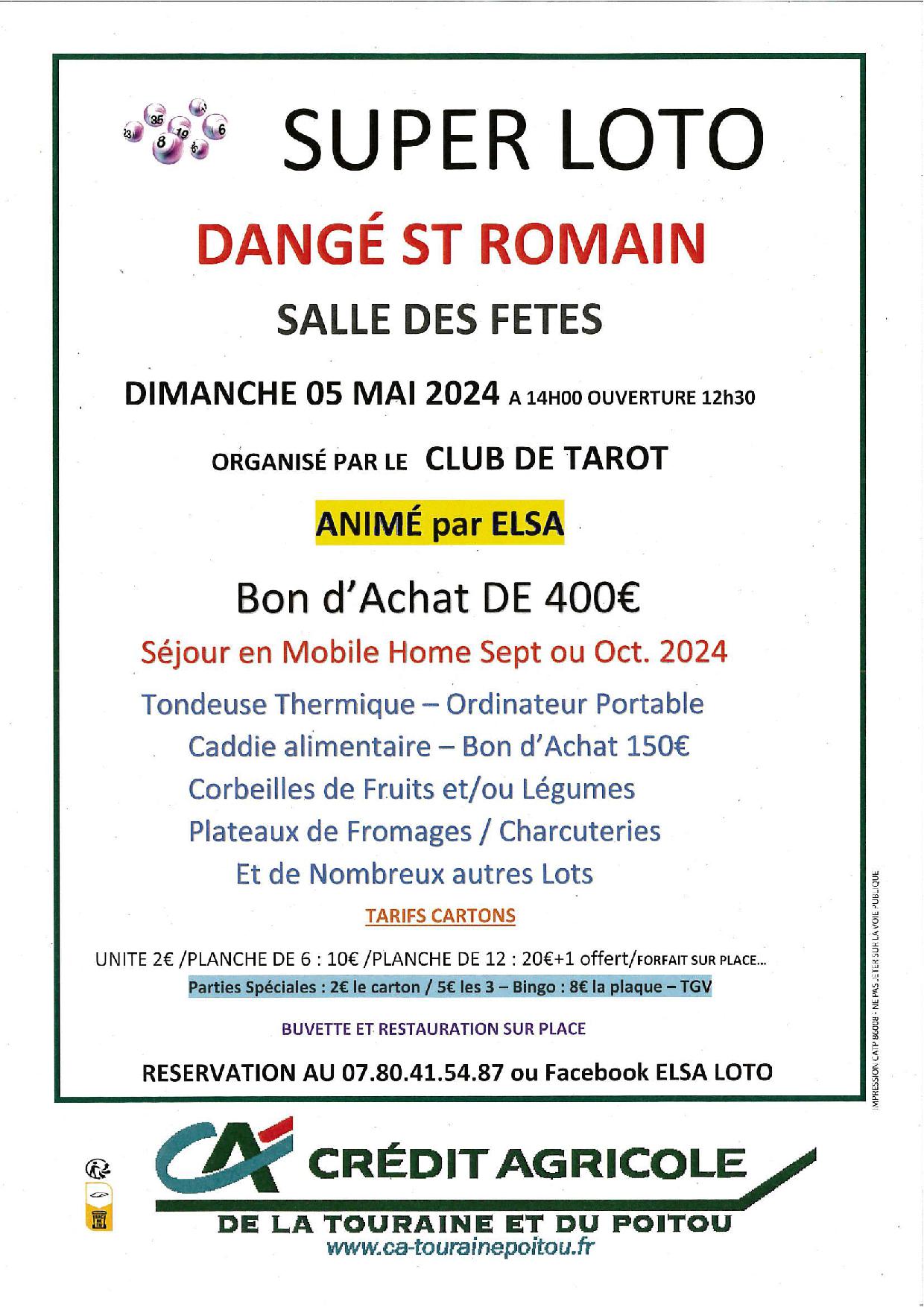 LOTO DU 05/05 - LE PETIT EN DANGÉ @ SALLE DES FÊTES