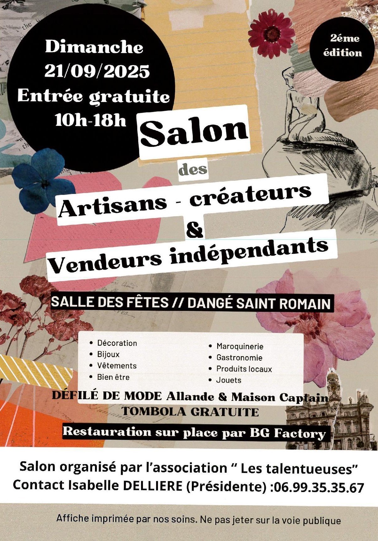 SALON DES CREATEURS ET DES ARTISANS @ SALLE DES FETES | Dangé-Saint-Romain | Nouvelle-Aquitaine | France