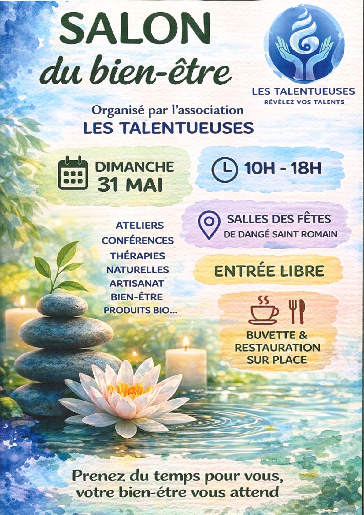 SALON DU BIEN-ÊTRE - LE 31/05 - LES TALENTUEUSES @ SALLE DES FÊTES | Dangé-Saint-Romain | Nouvelle-Aquitaine | France