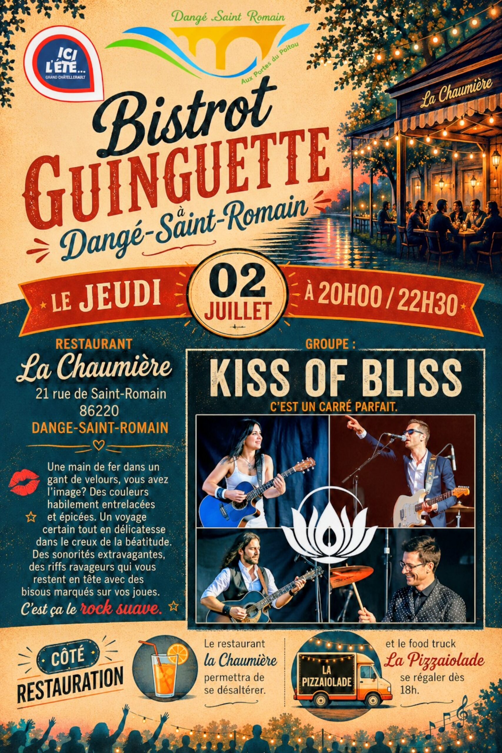 BISTROT GUINGUETTE - LE 02/07 - MAIRIE @ Restaurant LA CHAUMIÈRE | Saint-Maurice | Auvergne-Rhône-Alpes | France