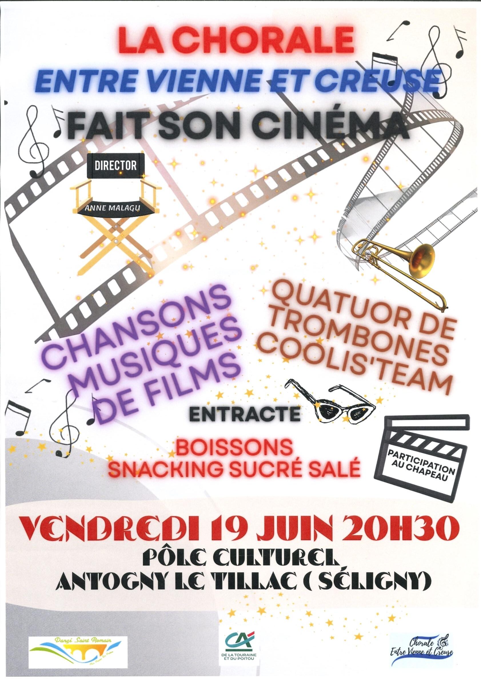 CONCERT LE 19/06 - CHORALE "ENTRE VIENNE ET CREUSE" @ PÔLE CULTUREL