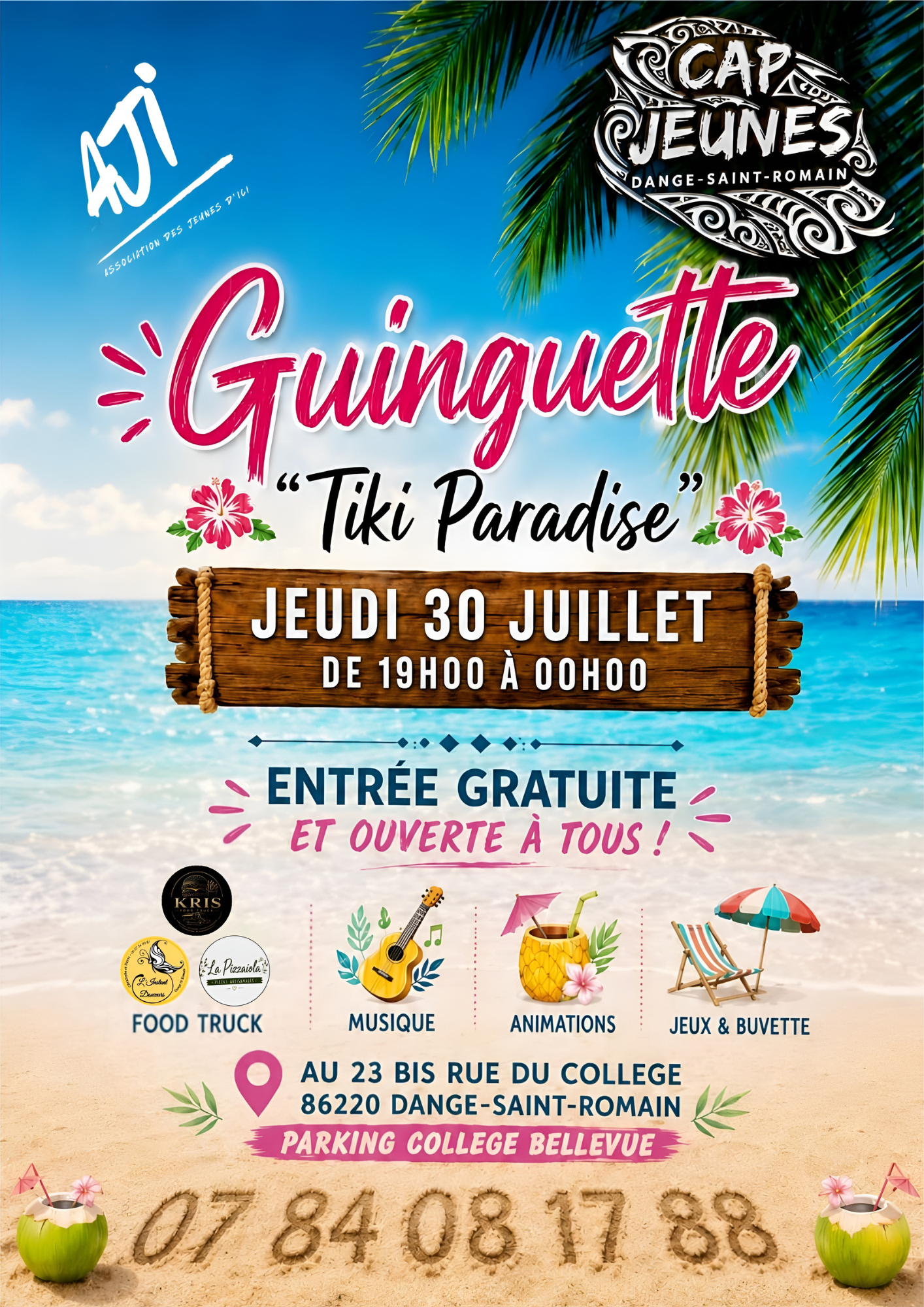 GUINGUETTE LE 30/07/2026 - CAP JEUNES @ CAP JEUNES | Dangé-Saint-Romain | Nouvelle-Aquitaine | France