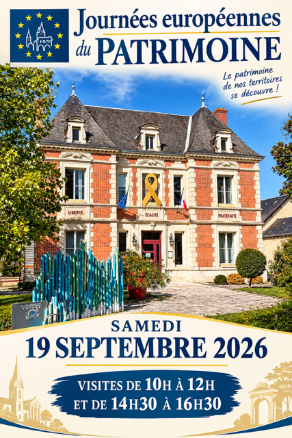 JOURNÉES EUROPÉENNE DU PATRIMOINE - LE 19/09 @ Mairie | Dangé-Saint-Romain | Nouvelle-Aquitaine | France