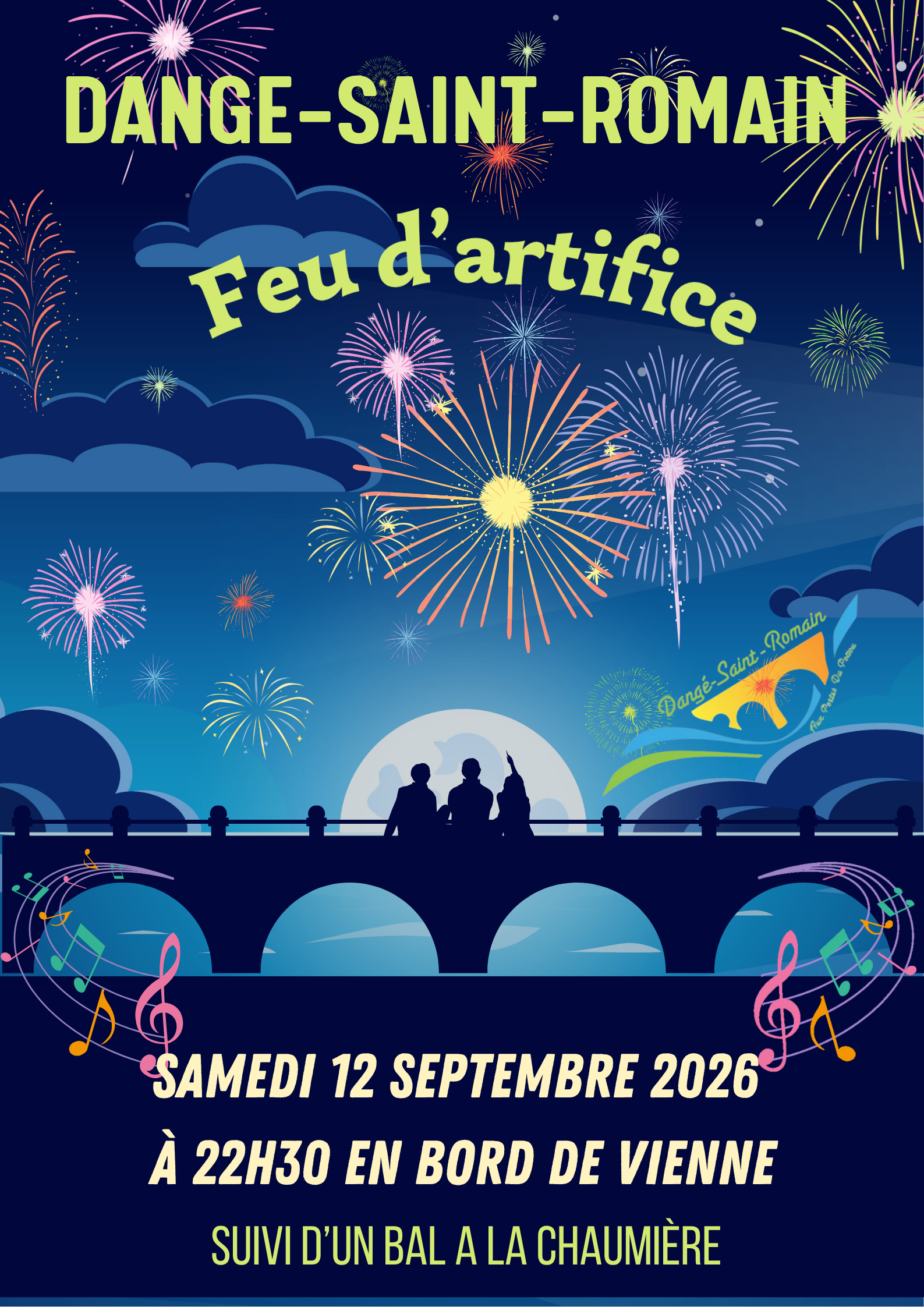 FEU D'ARTIFICE - LE 12/09 @ BORD DE VIENNE