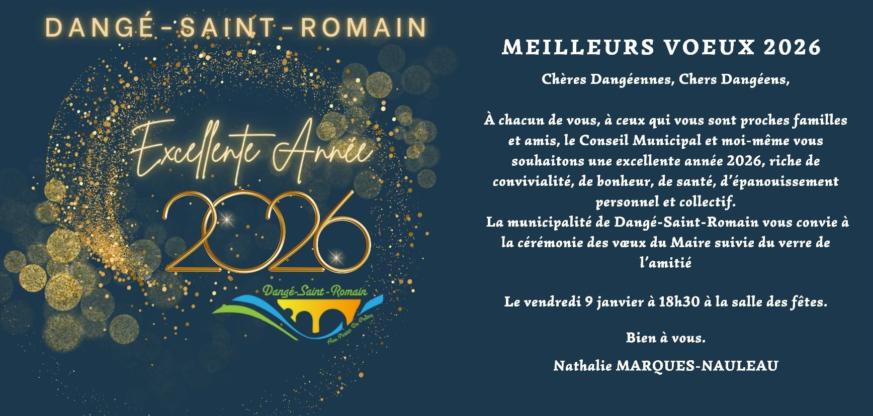 VOEUX DU MAIRE – LE 09/01